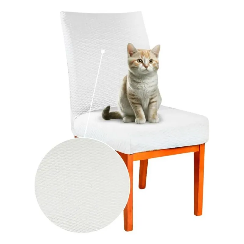 Capa De Cadeira Jantar Antigato 4 Lugares Matelad Off White