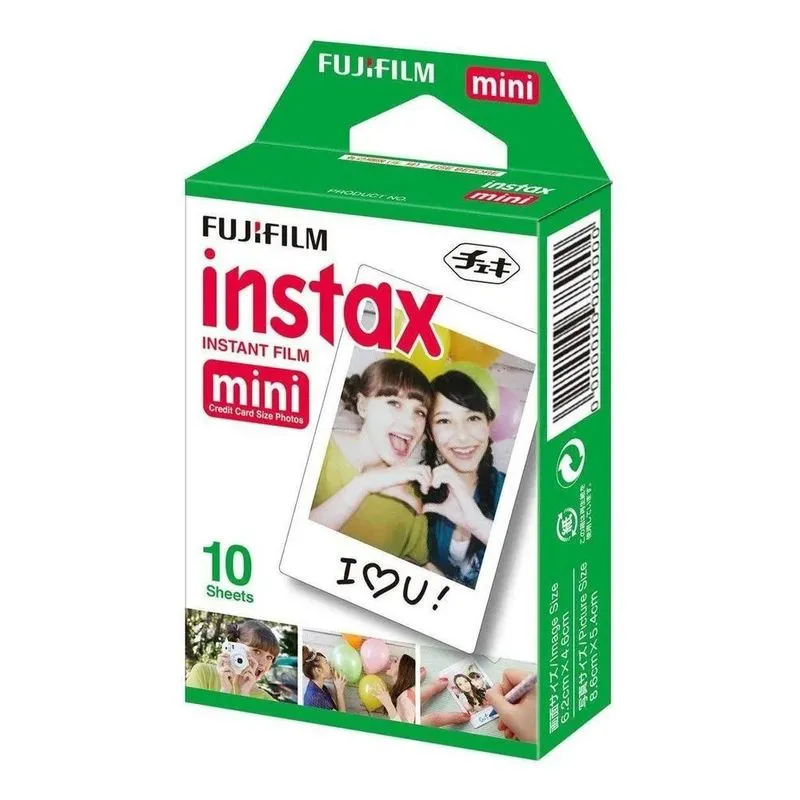 5x Filme Instax Fujifilm Para Mini 7 8 9 11 - 10 Fo
