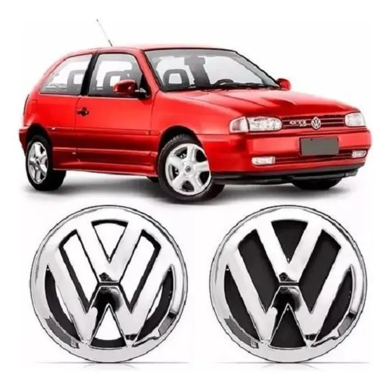 2x Kit Emblema Logo Vw Grade + Mala Gol Bola G2 1995 Em Dian