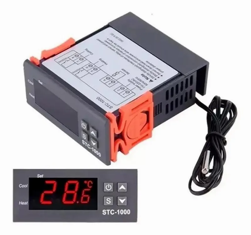2x Termostato Digital Stc-1000 Controlad Temp 110/220