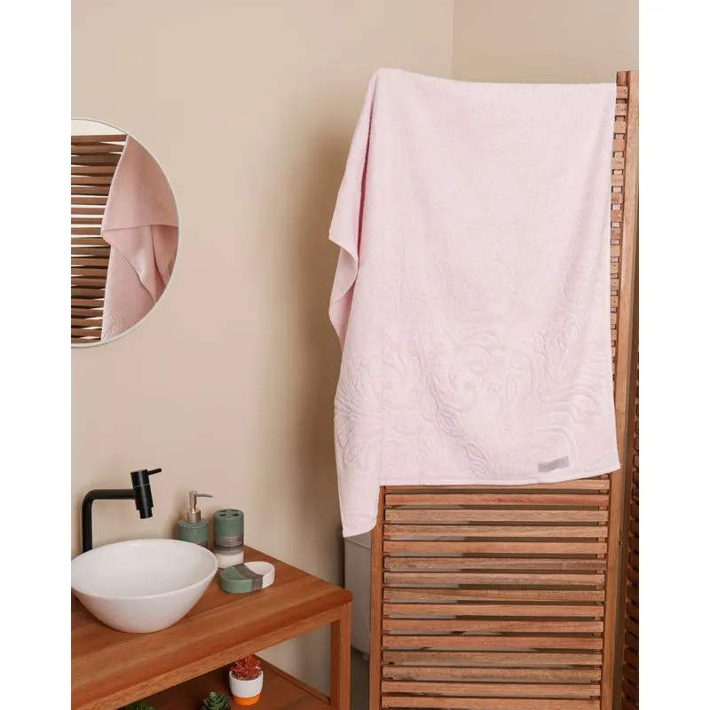 Toalha Banhão Atlântica 70x1,45cm Ravenna Rosa Claro UN