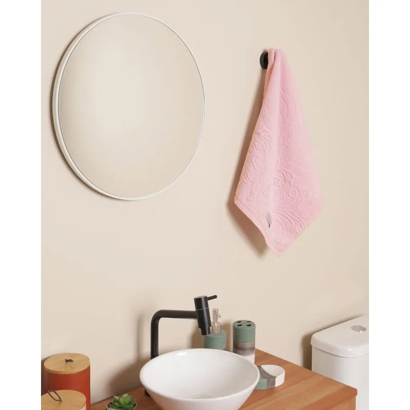 Toalha De Rosto Atlântica 80 X 45cm Ravenna Rosa UN