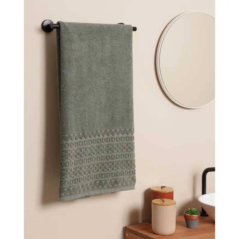 Toalha De Banho Atlântica 1,35 X 70cm Cosmo Verde UN