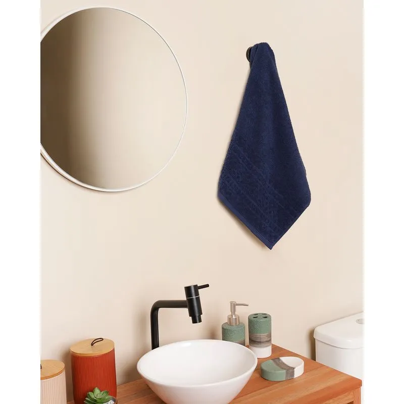 Toalha De Rosto Atlântica 50cm x 70cm Cosmo Azul UN