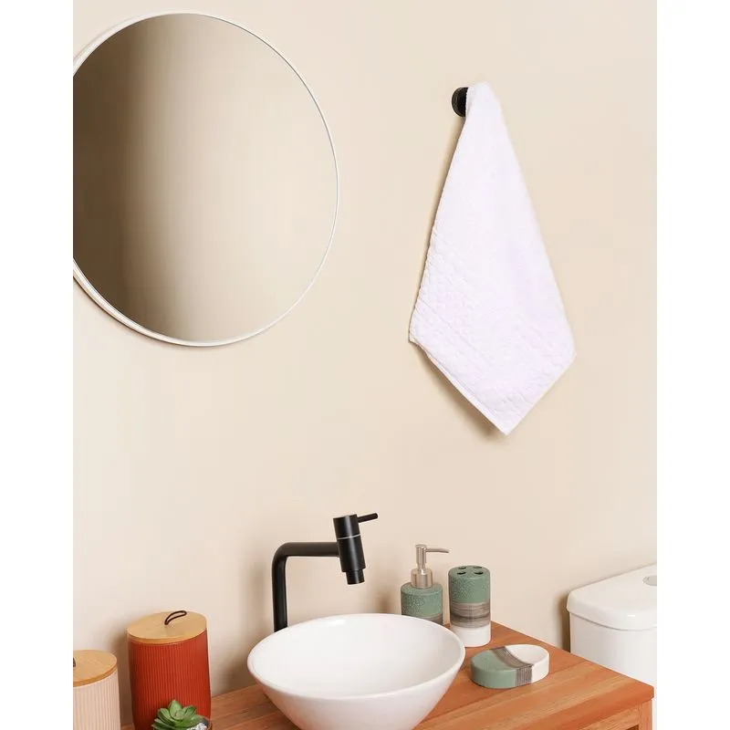 Toalha De Rosto 50cm x 70cm Atlântica Cosmo Off White UN