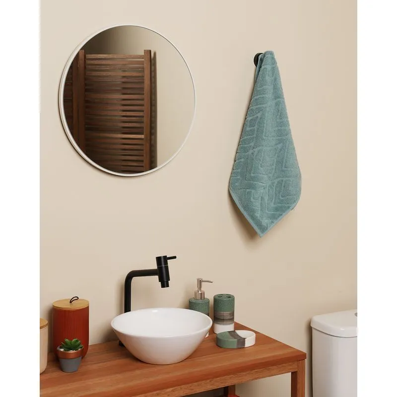 Toalha De Rosto Atlântica 50cm x 70cm Florença Verde UN