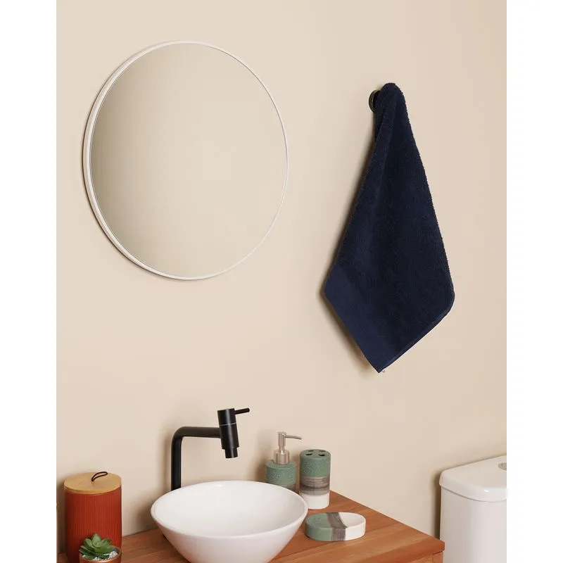 Toalha De Rosto Atlântica 50cm x 80cm Lagos Marinho UN