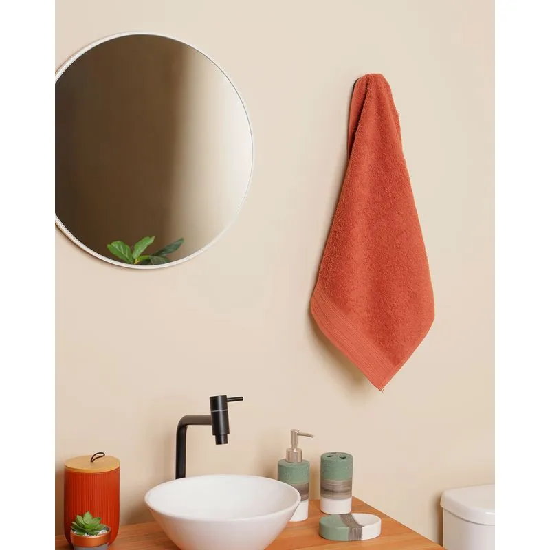 Toalha De Rosto 50cm x 80cm Atlântica Marrom UN