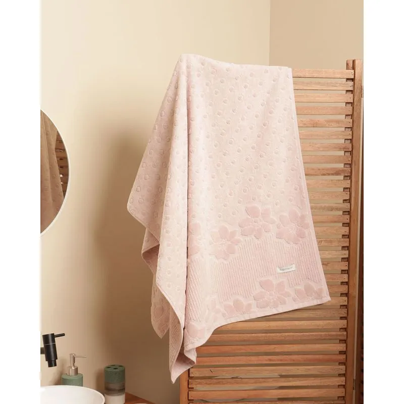 Toalha De Banho Buddemeyer 1,35 X 70cm Lollipop Rosa UN