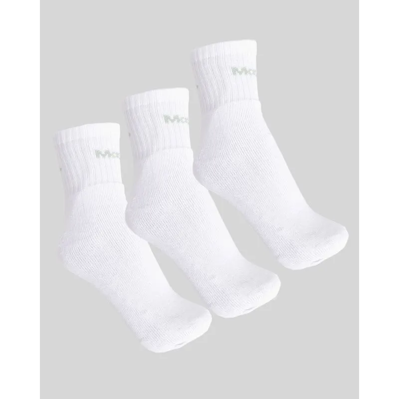 Kit 3 Pares Meia Masculina Cano Curto Mash Branco UN
