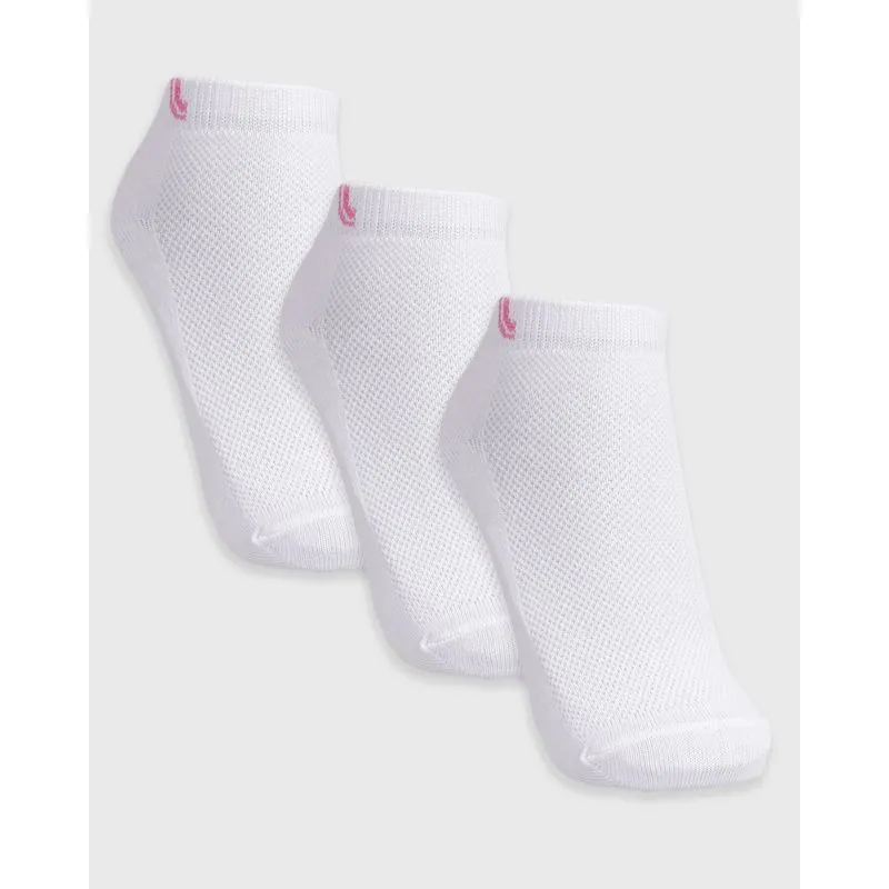 Kit 3 Pares De Meia Feminina Lupo Cano Médio Branca 37 A 40