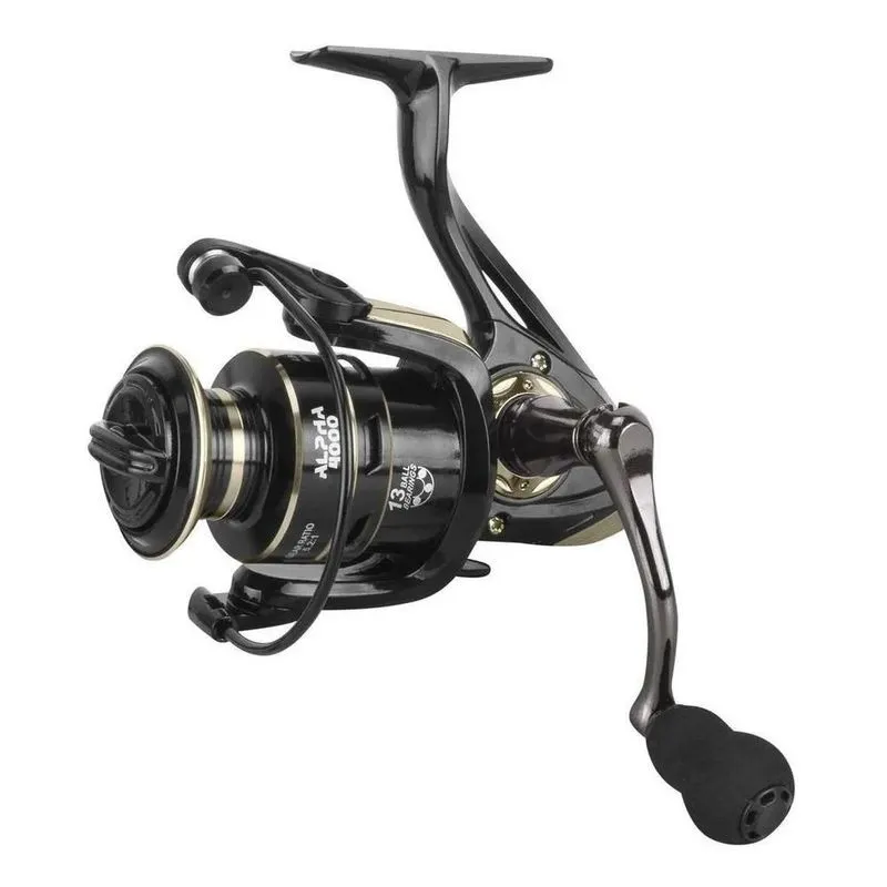 3x Molinete Pesca Média 13 Rolamentos Vrs Fishing Alpha 4000