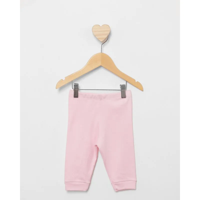 Calça Bebê Jogger Lisa Rosa Claro G