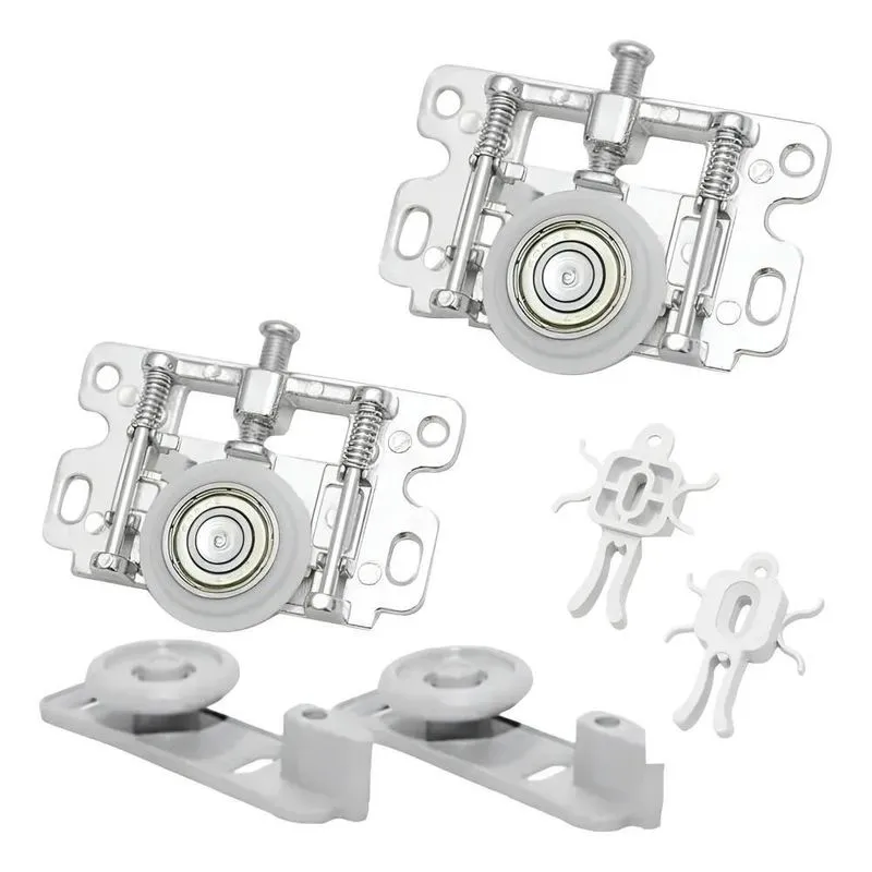 10x Kit Roldana Rodinha Para Porta De Guarda Roupa 50 Kg