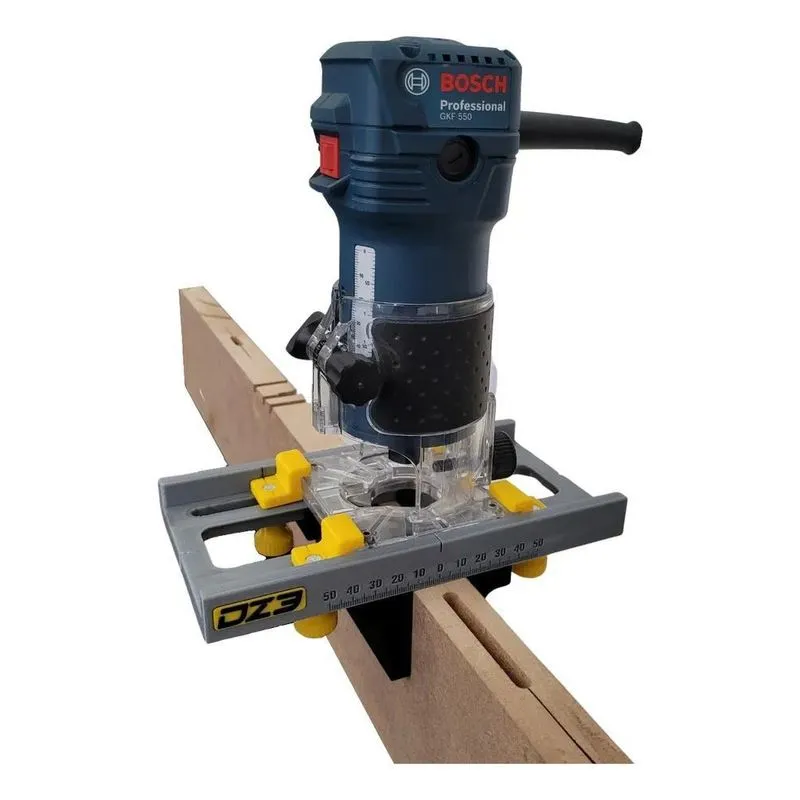 2x Jig Gabarito Para Tupia Laminadora 2 Em 1 - Bosch Gkf 550