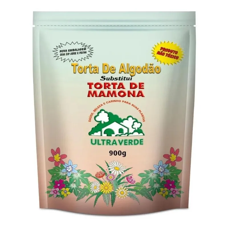 Torta De Mamona (algodão) Granulada Ultra Verde 900g