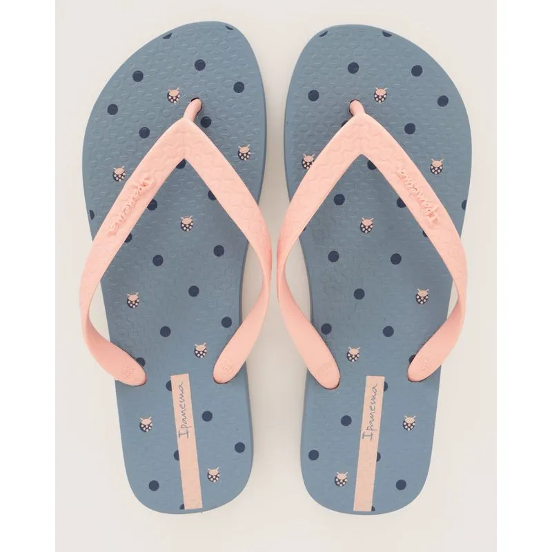Chinelo Ipanema Feminino Happy Azul 37/38