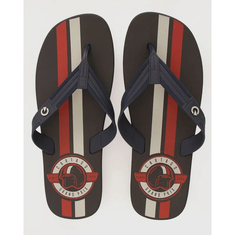 Chinelo Masculino Cartago Atlanta Azul 42