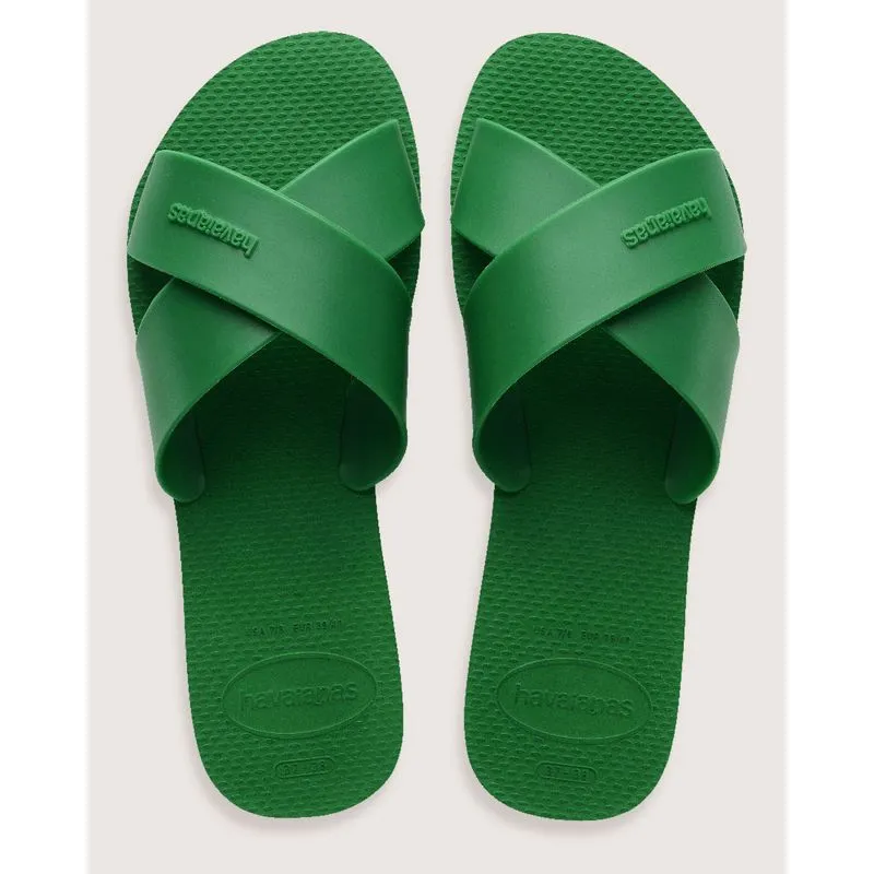 Chinelo Havaianas Feminino Slide Aqua Verde 35/36