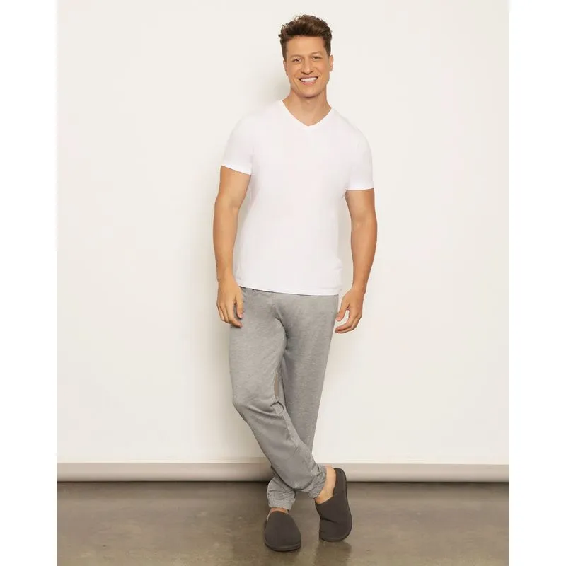 Calça Masculina Pijama Avulsa Jogger Cinza GG