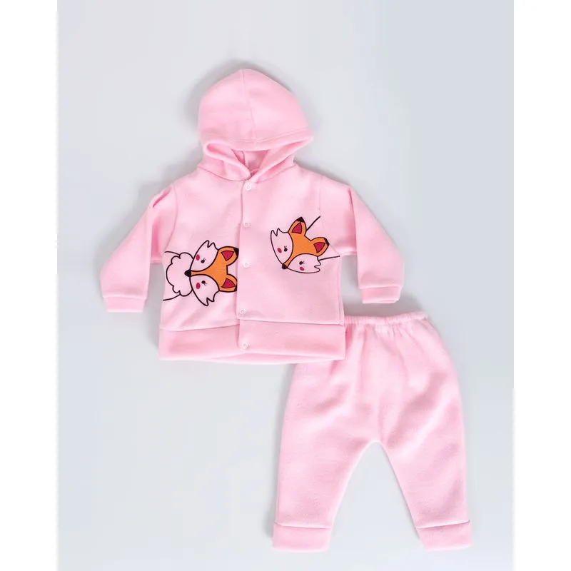 Conjunto Bebê Soft Estampado Rosa P