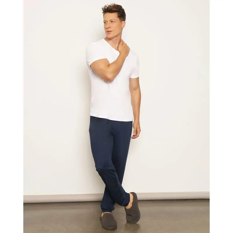 Calça Masculina Pijama Avulsa Jogger Marinho M