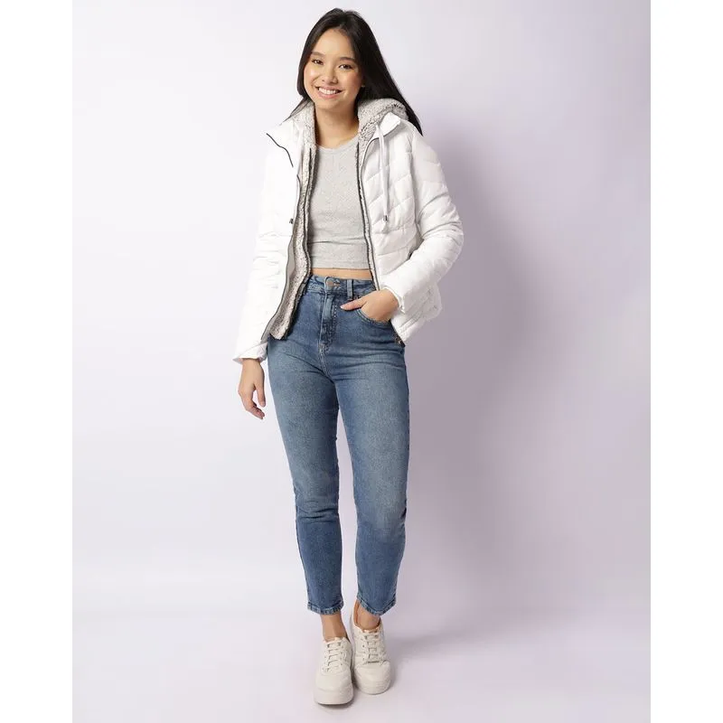 Calça Jeans Feminina Mom Azul 36