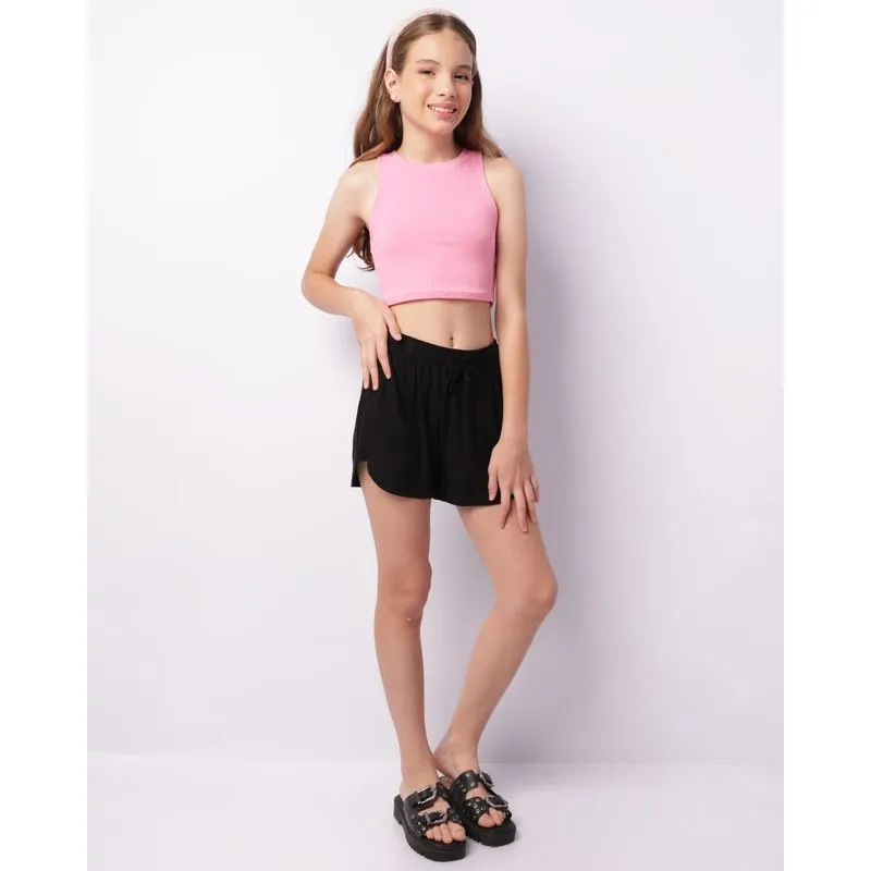 Short Juvenil Boxer Viscose Preto 12