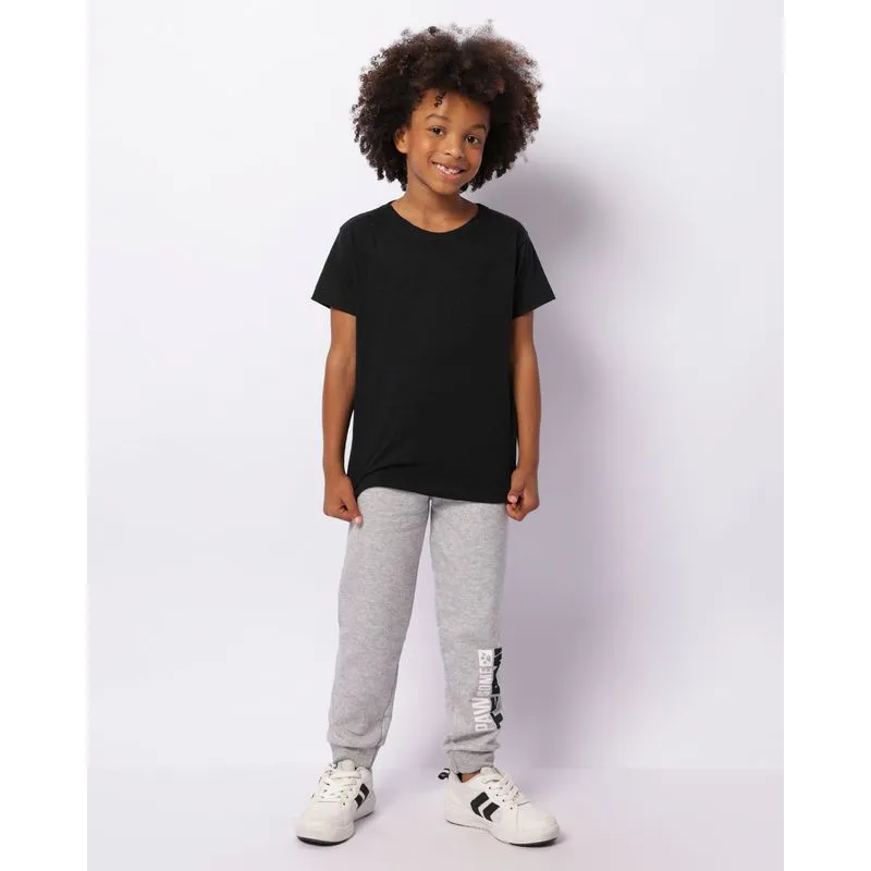 Calça Moletom Infantil Peluciada Jogger Estampa Patrulha Canina Cinza 10