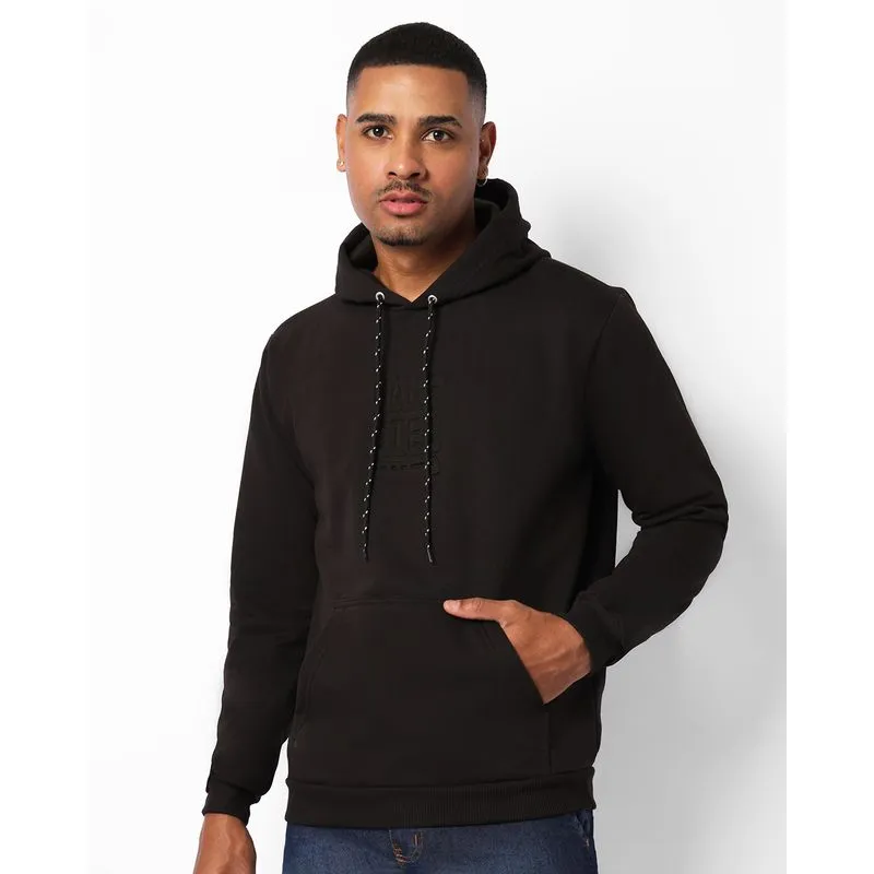 Blusão Moletom Masculino Peluciado Gangster Emboss Preto M