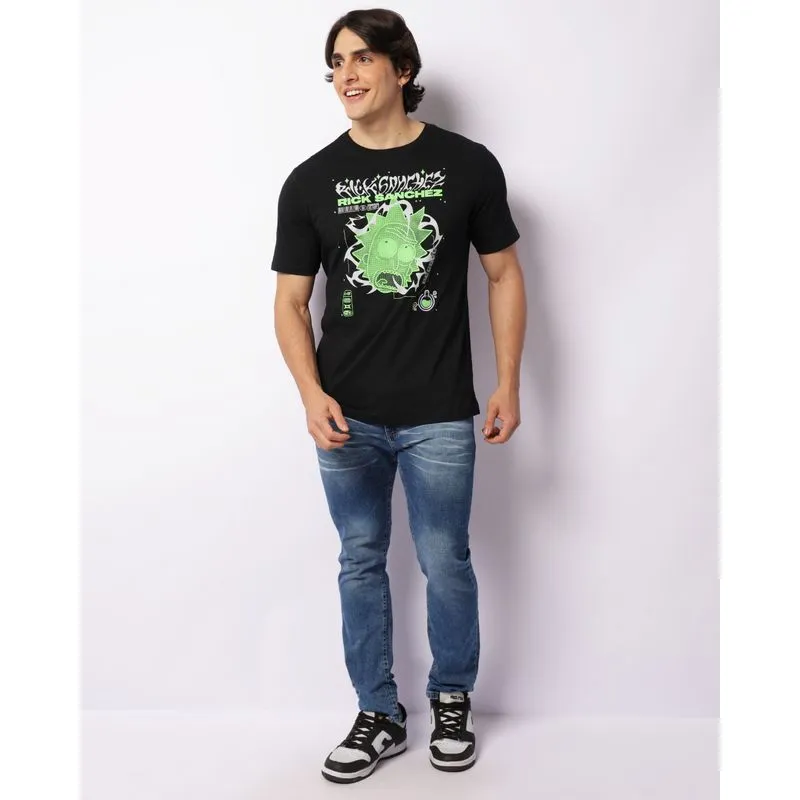 Calça Jeans Masculina Slim Com Puídos Azul 46