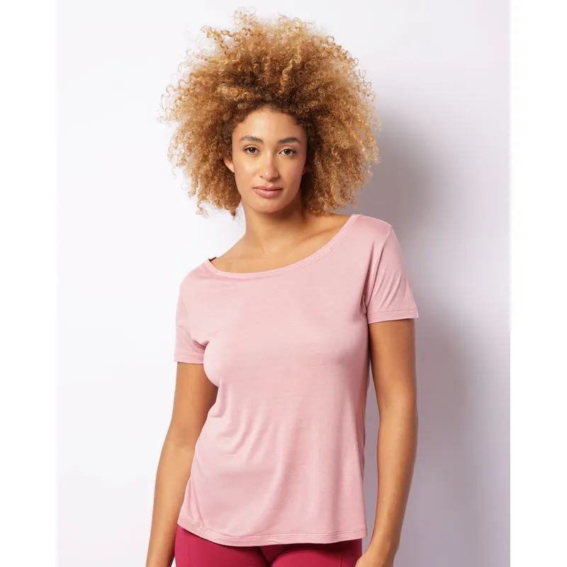 Blusa Fitness Feminina Fitter Manga Curta Rosa P
