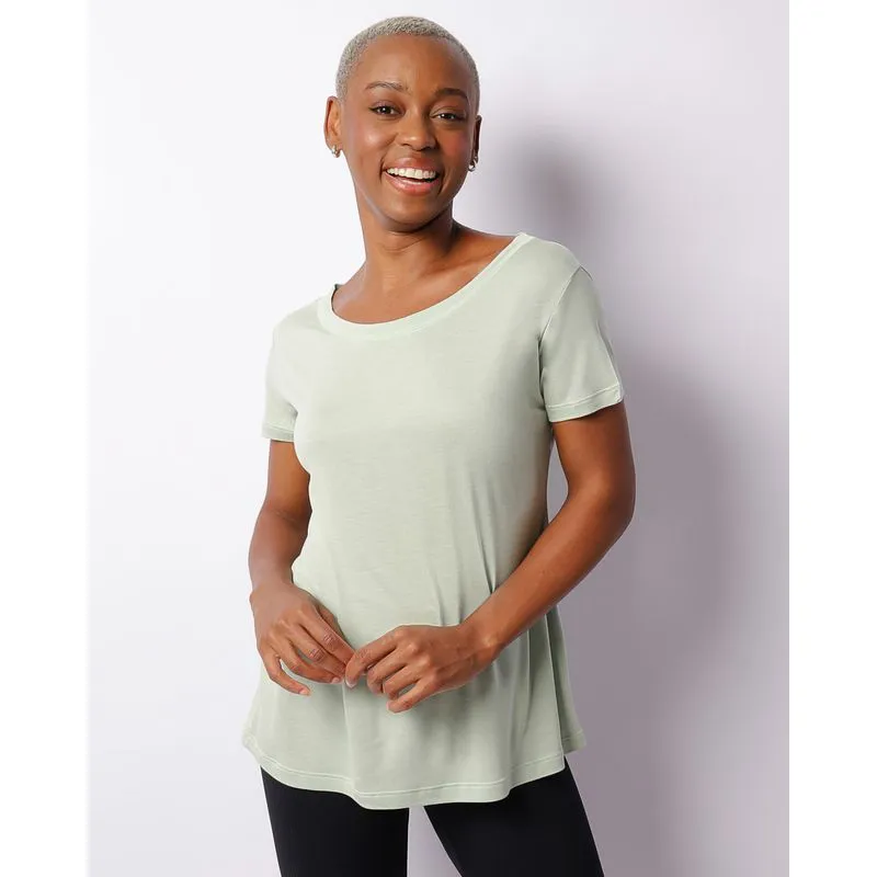 Blusa Fitness Feminina Fitter Manga Curta Verde Claro G