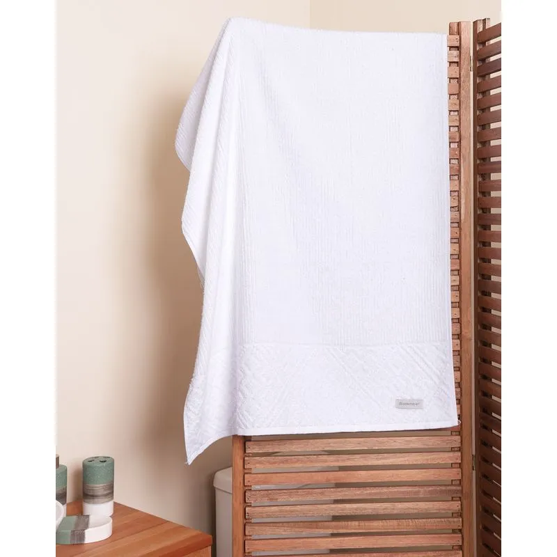 Toalha de Banho Buddemeyer Algodão 70cm x 130cm Branca UN