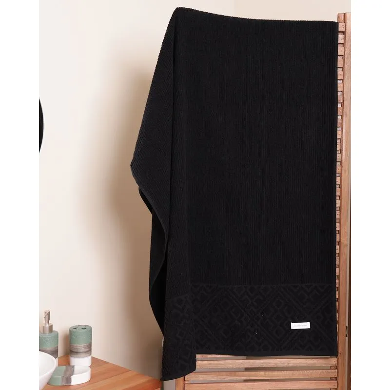 Toalha Banhão Buddemeyer 80cm x 150cm Tulum Preta UN