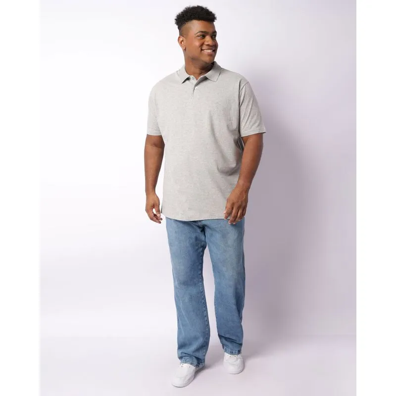 Calça Jeans Plus Size Masculina Reta Azul 50