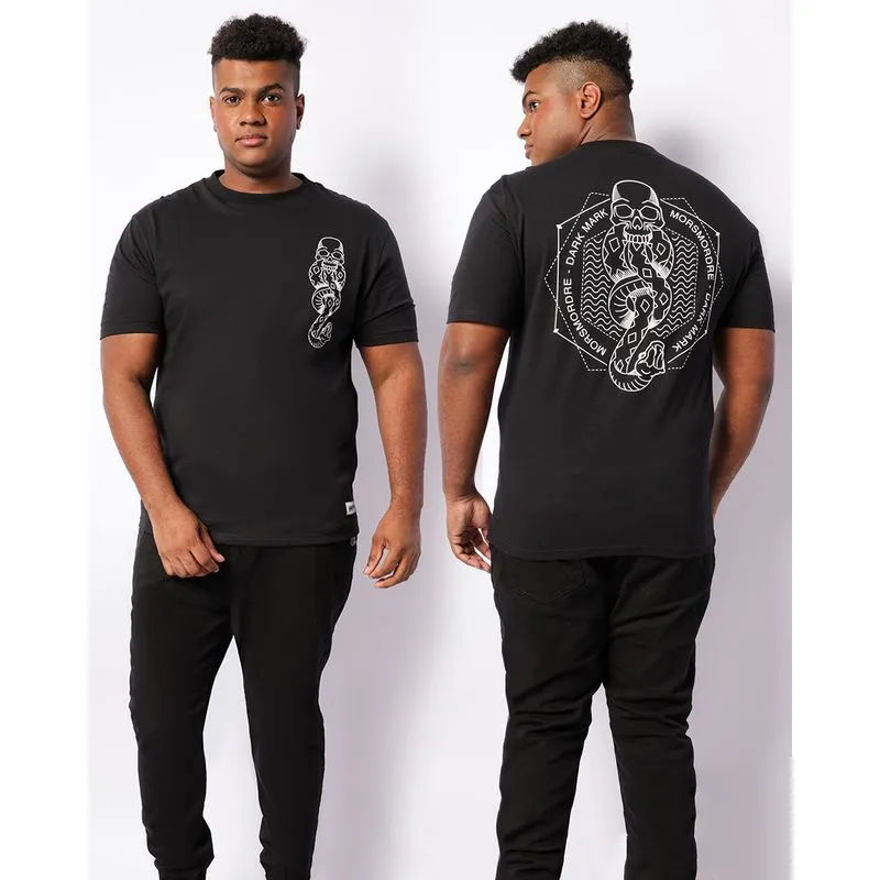 Camiseta Plus Size Masculina Warner Harry Potter Preta G1