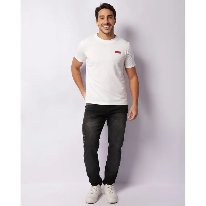 Calça Masculina Jeans Gangster Com Puídos Preta 48