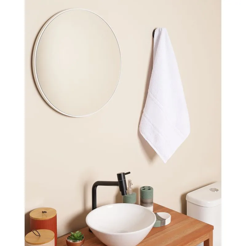 Toalha De Rosto Camesa 80 x 45cm Para Bordar Branca UN