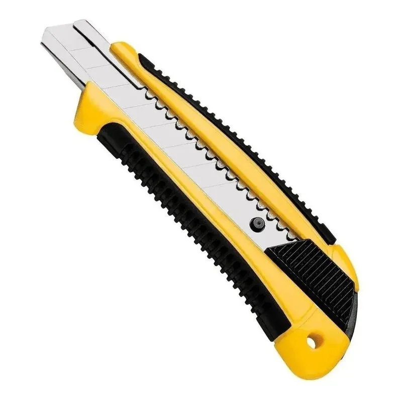 2x Estilete Profissional Largo + 2 Laminas Extra Tramontina