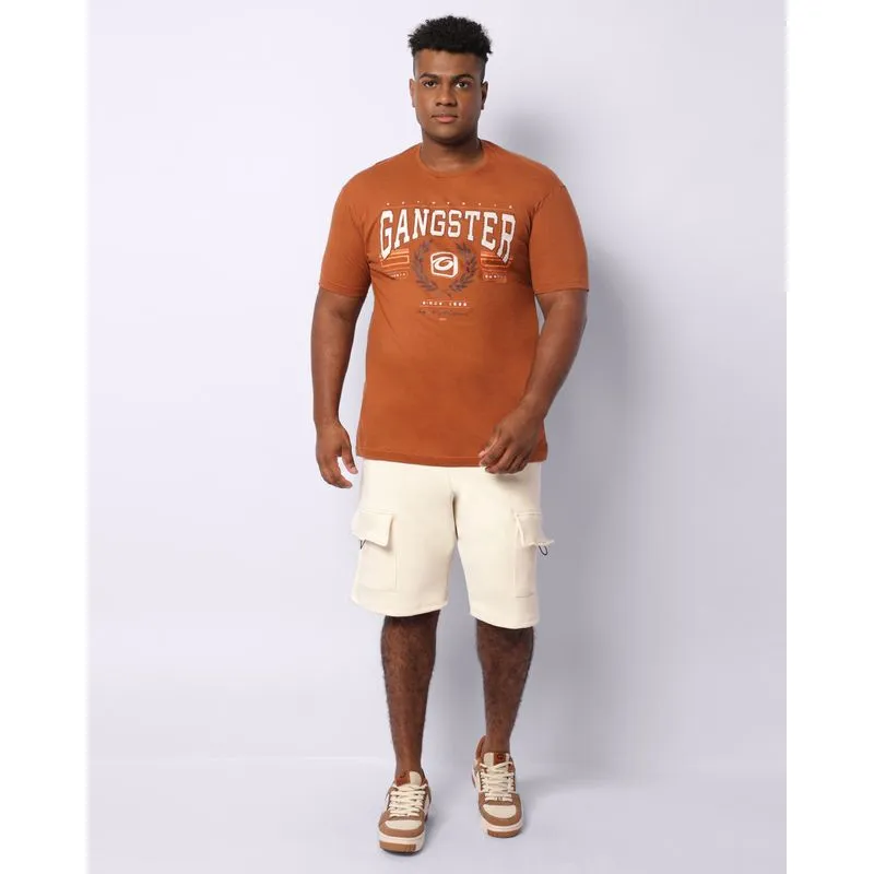 Bermuda Plus Size Masculina Reta Neoprene Bege G3
