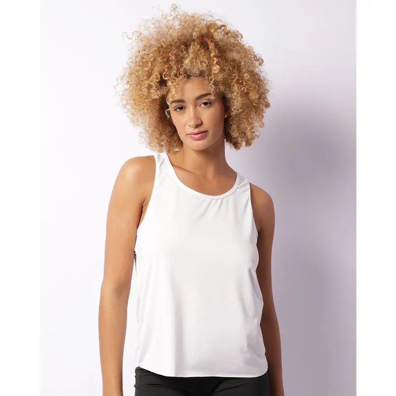Regata Fitness Feminina Fitter Nadador Branca G
