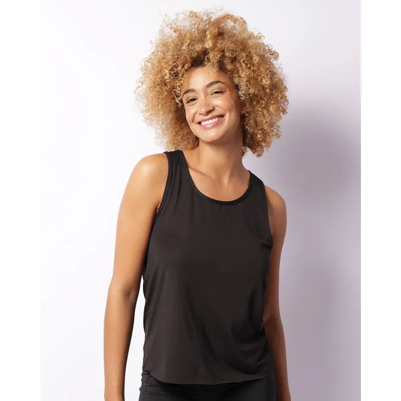 Regata Fitness Feminina Fitter Nadador Preta GG