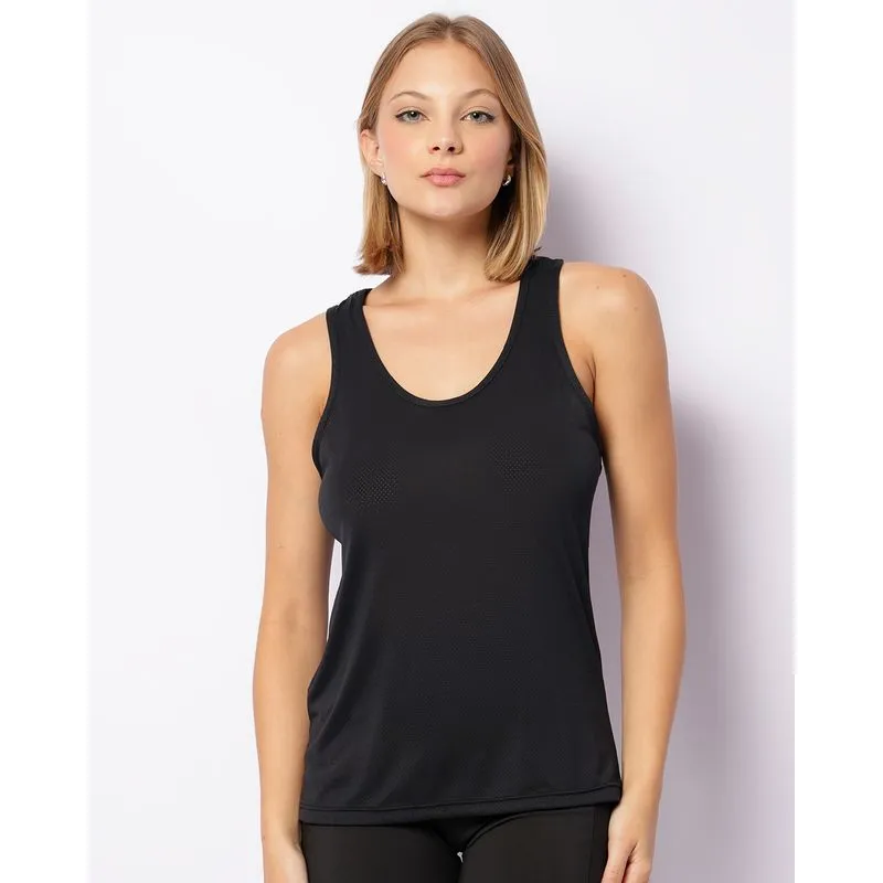 Regata Fitness Feminina Nadador Preta GG