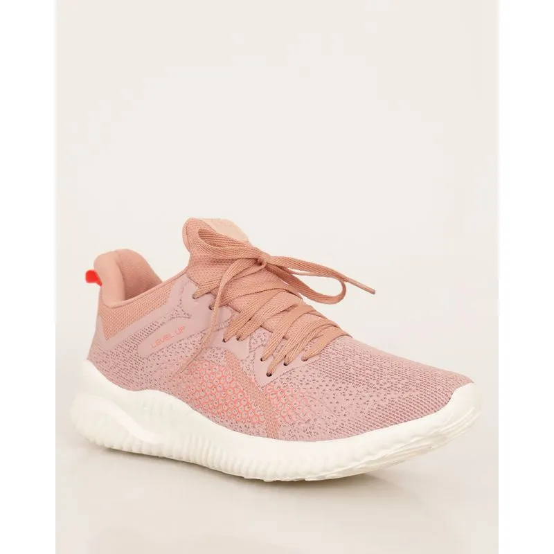Tênis Feminino Esportivo Texturizado Rosa 36