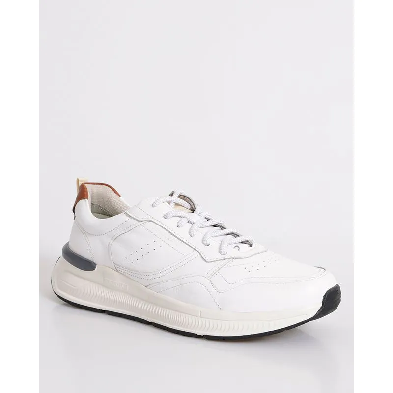 Tênis Masculino Casual Couro Democrata Brad Ultra Branco 38