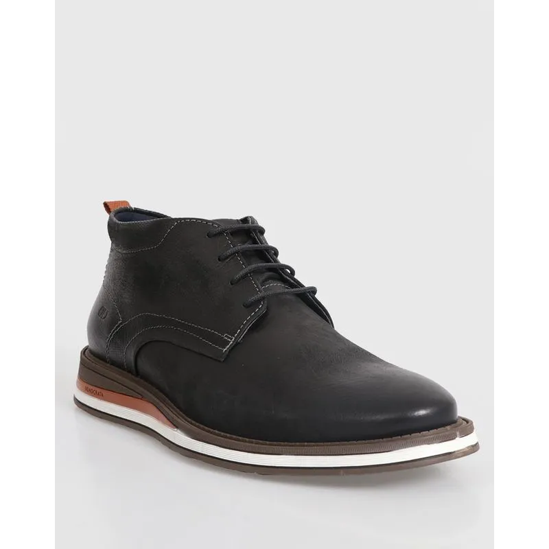 Bota Masculina Democrata Couro Type Preta 40