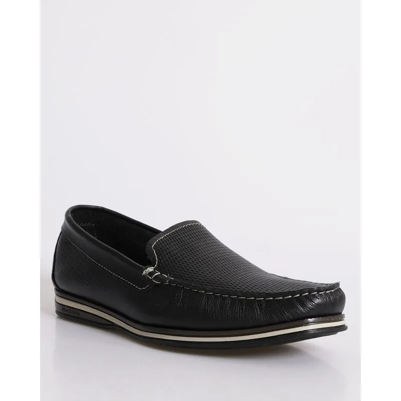 Mocassim Masculino Democrata Couro Preto 41