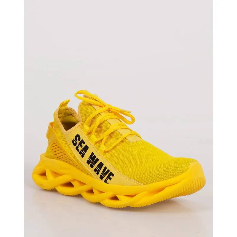 Tênis Masculino Red Fox Esportivo Sola Trançada Amarelo 41