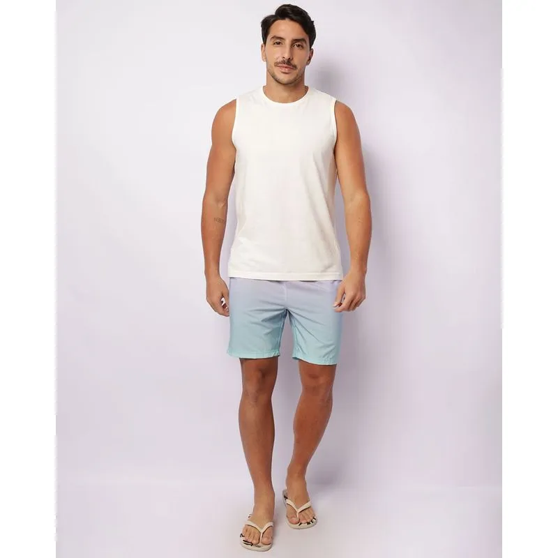 Short Masculino Surf Degradê Com Bolsos Lilás M